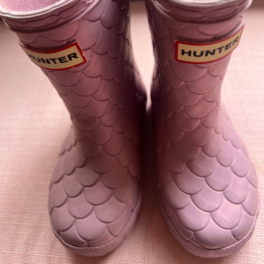 Hunter Mermaid Rain Boots Size 5